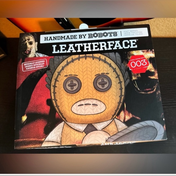 Handmade By Robots 12" Large Vinyl Knit
Series Figure - 003 Leatherface - Picture 6 of 11